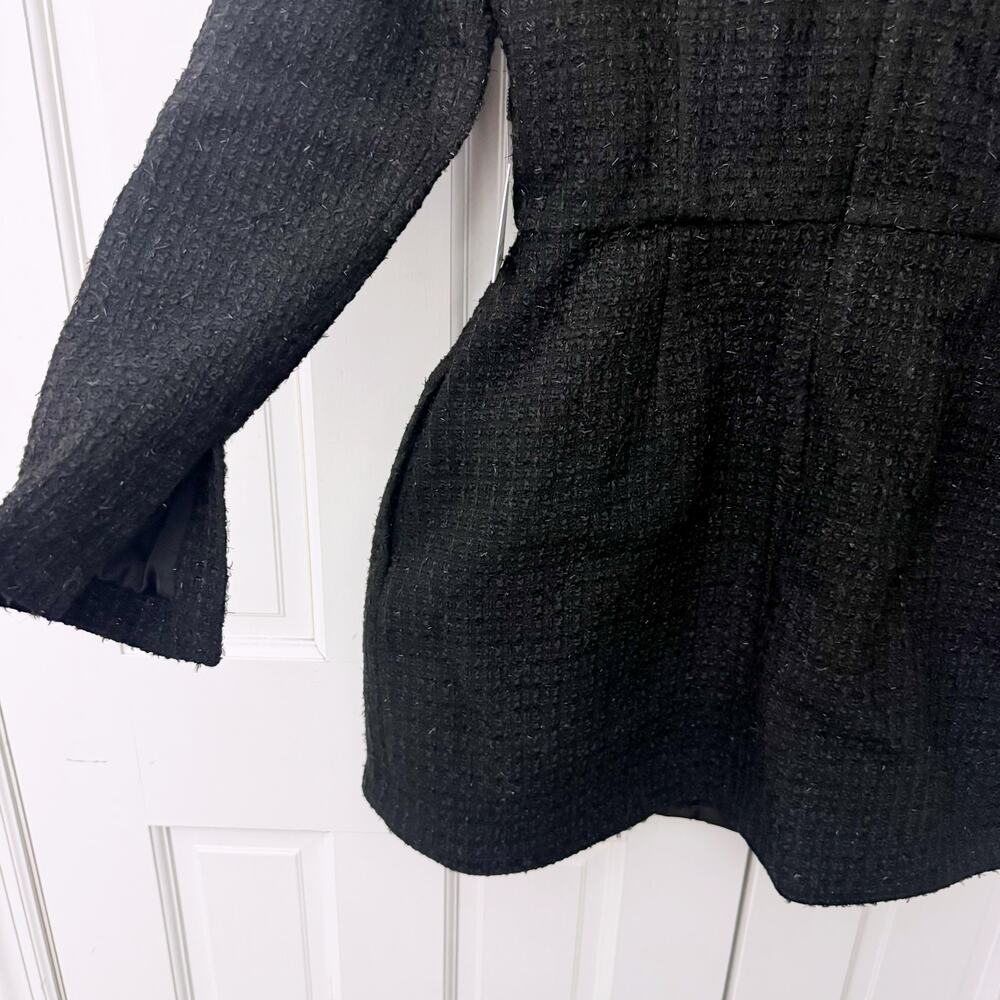 Nadine Merabi NWT Natalie Black Dress (Size US 10) - Picture 10 of 11